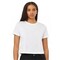 BELLA + CANVAS Women’s Short Sleeve Crewneck Flowy Crop T-Shirt – Lightweight Relaxed Tee